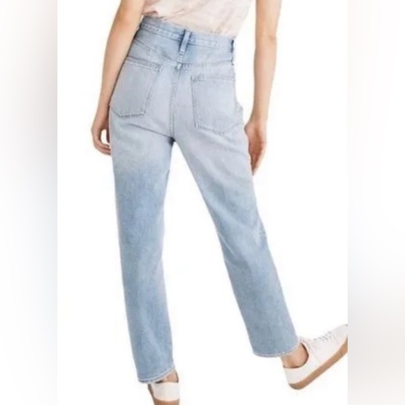 MADEWELL The MOMJEAN in Gilford Wash Ripped Edition High Rise size 30 - Picture 3 of 11